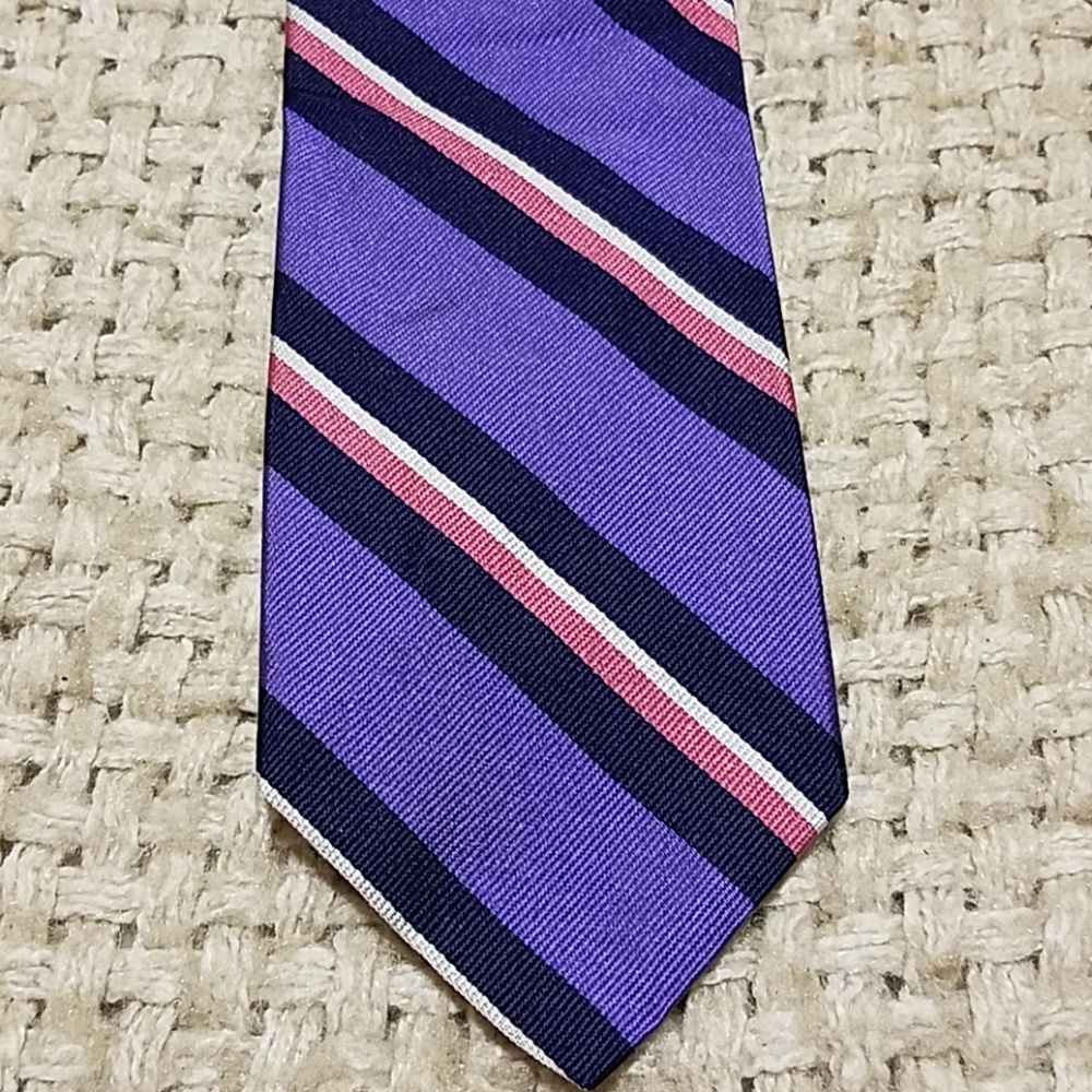 Brooks Brothers Purple StripeTie NWT